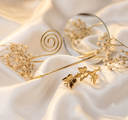 Gold Dragonfly Arm Cuff Bracelet