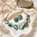 Ocean Mother of Earth Necklace & Earring Set