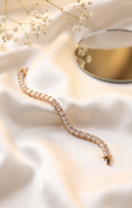 Gold CZ Tennis Bracelet