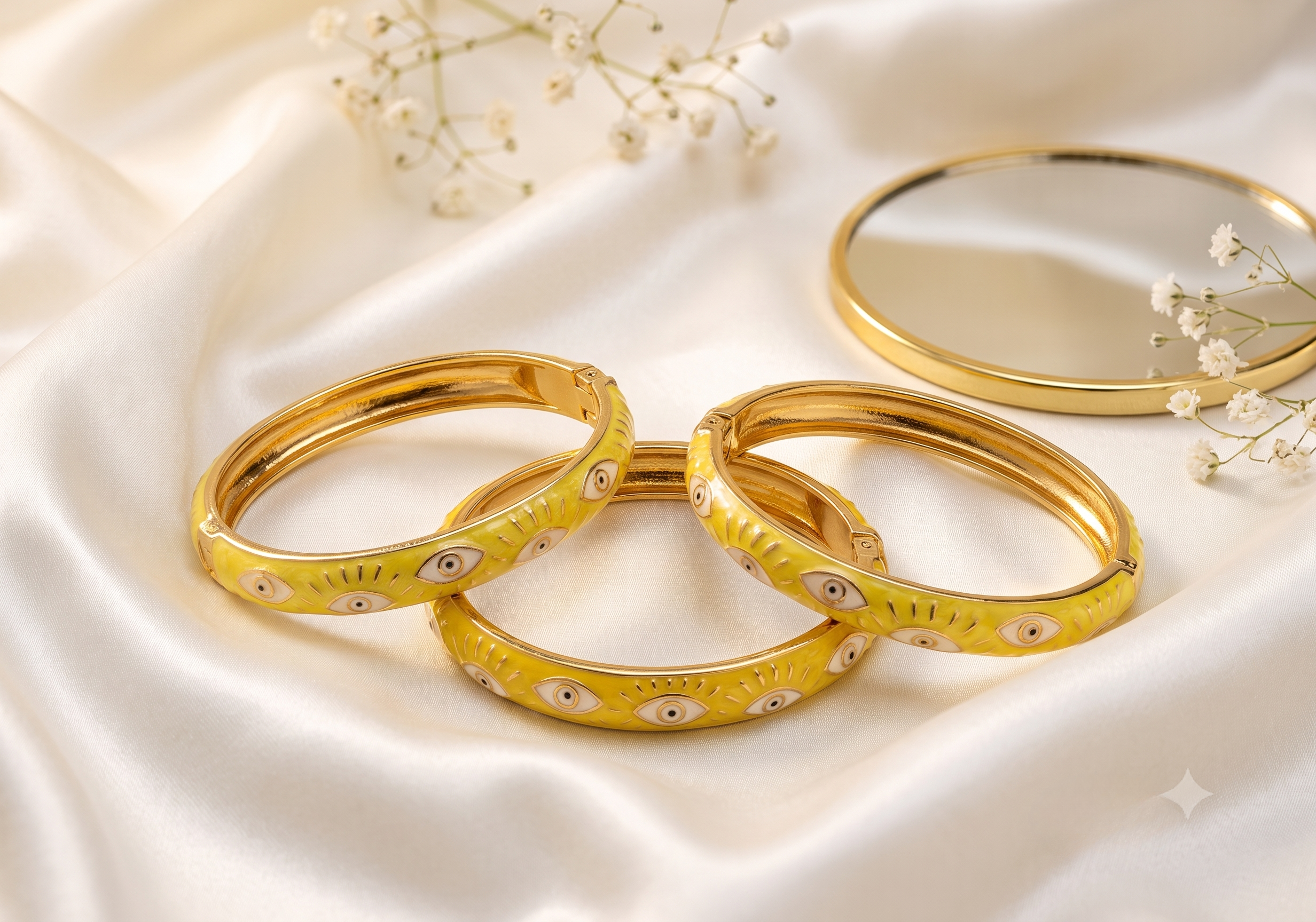 Yellow Evil Eye Bracelet