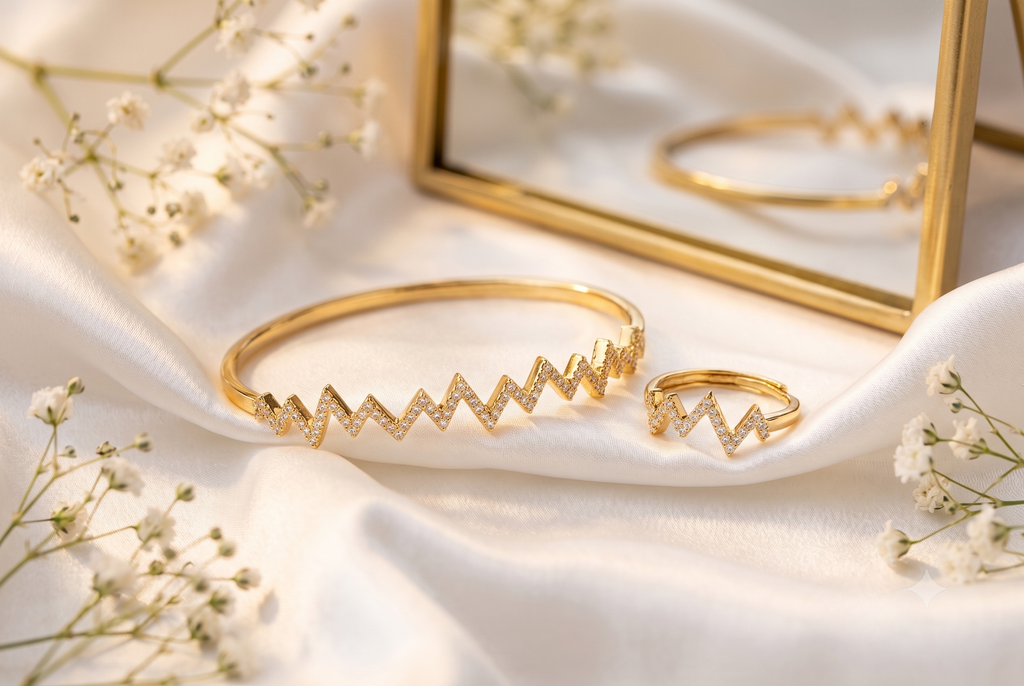 Thunder Bracelet Ring Set
