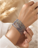 Rhinestone Stretch Bracelet Stack Set