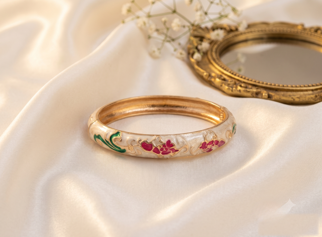 Ivory Meenakari Bangle