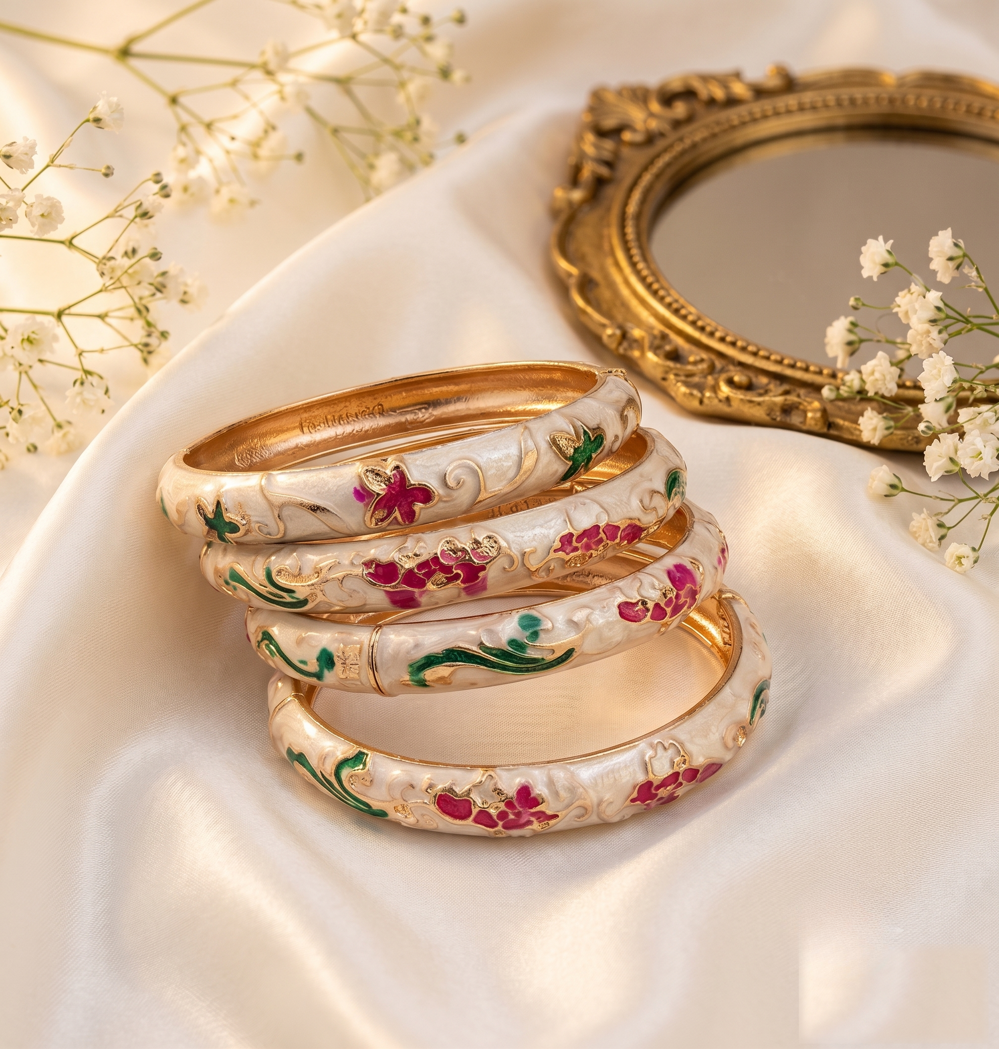 Ivory Meenakari Bangle