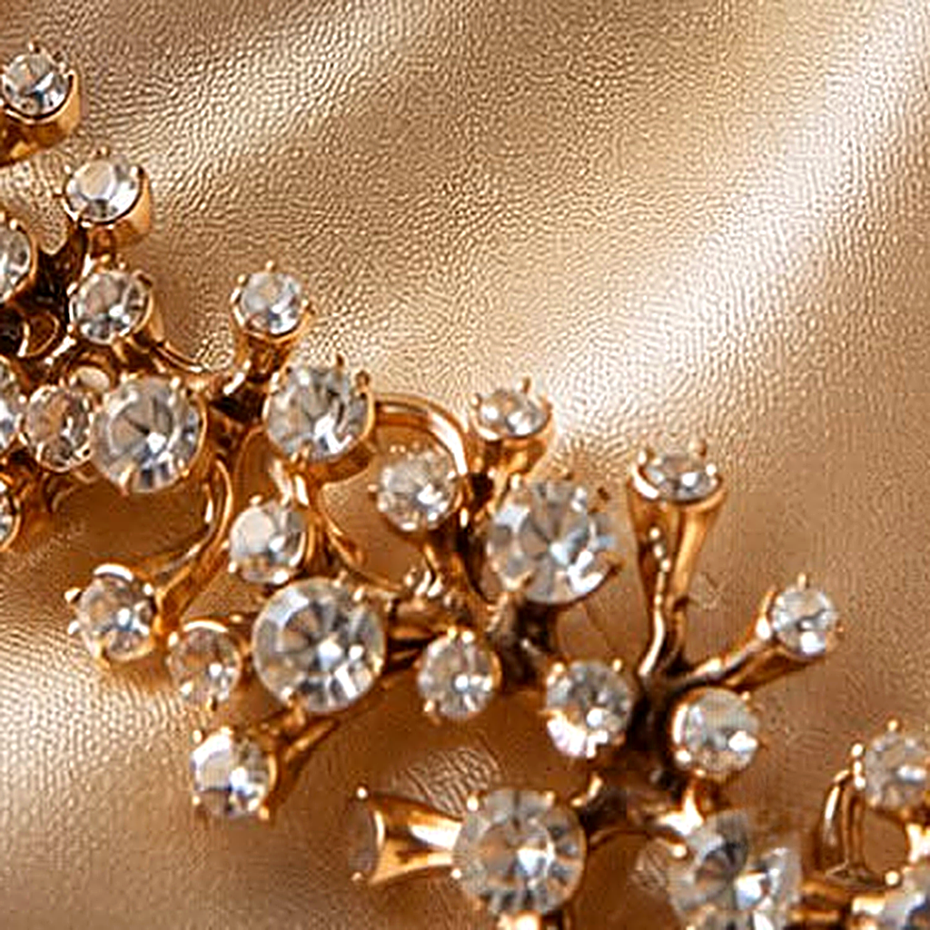 Crystal Rhinestone Studded Long Necklace