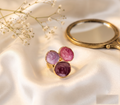 Amethyst Stone Purple Gold Ring