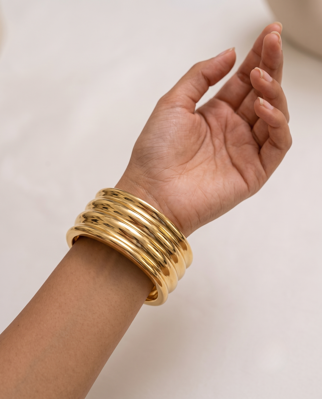 Chunky Gold Bangle