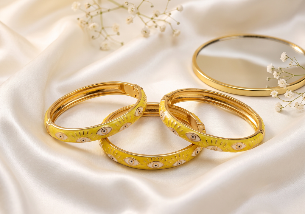 Yellow Evil Eye Bracelet