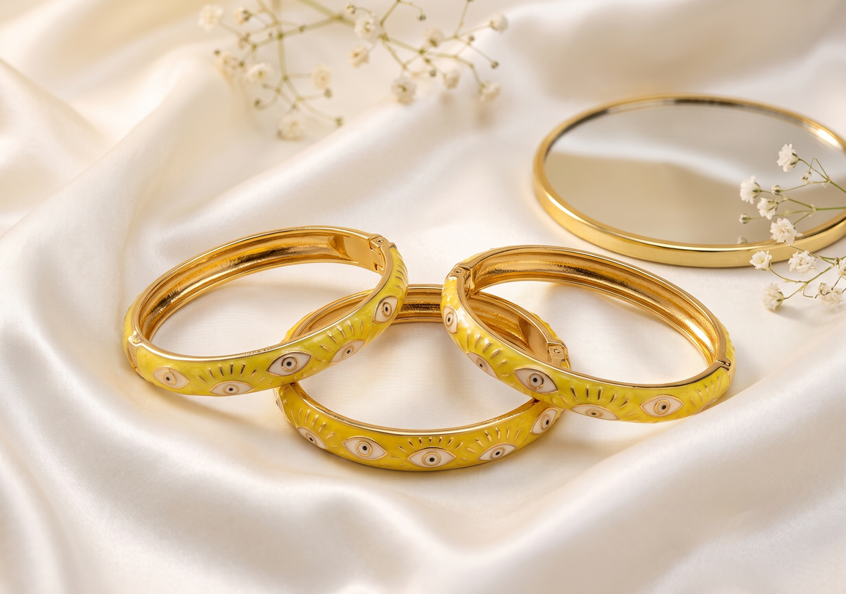 Yellow Evil Eye Bracelet
