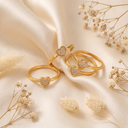 Gold Stackable Adjustable Steel Ring