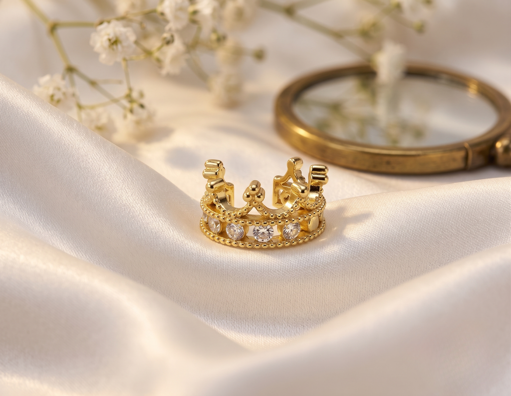 Gold CZ Ear Cuff