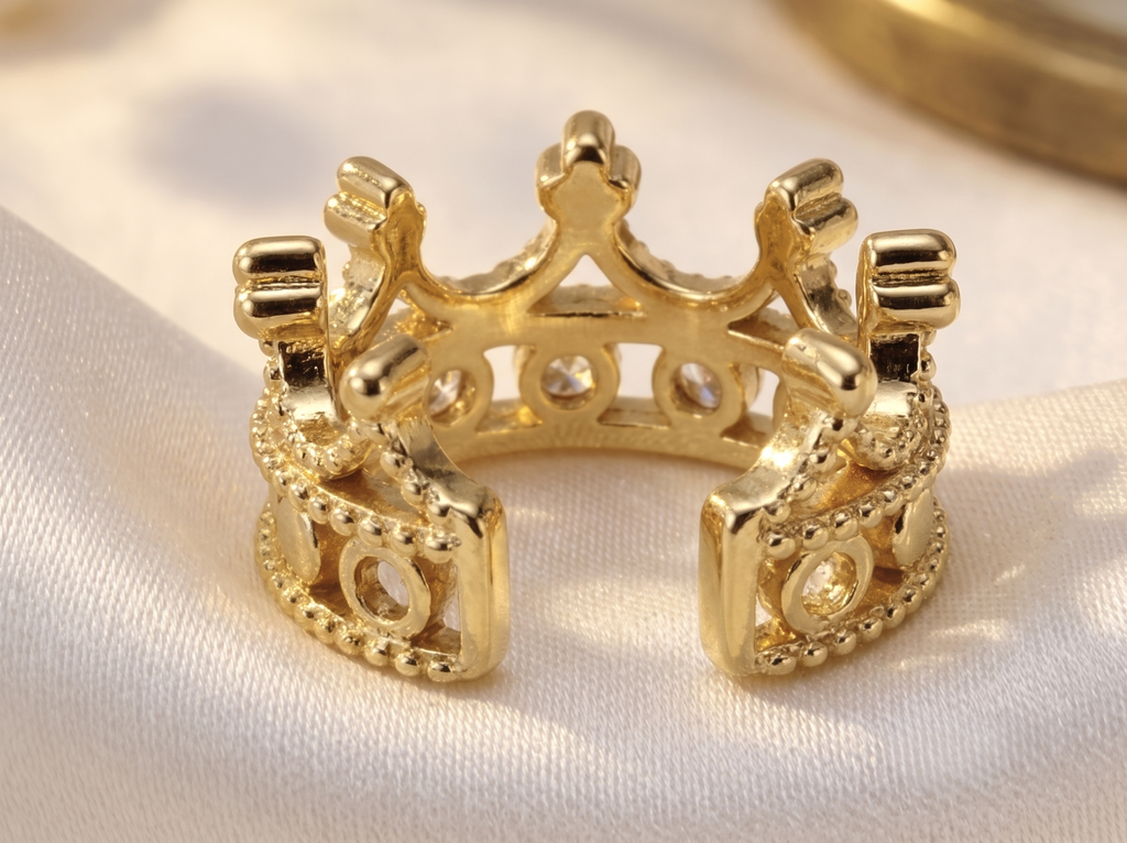 Gold CZ Ear Cuff