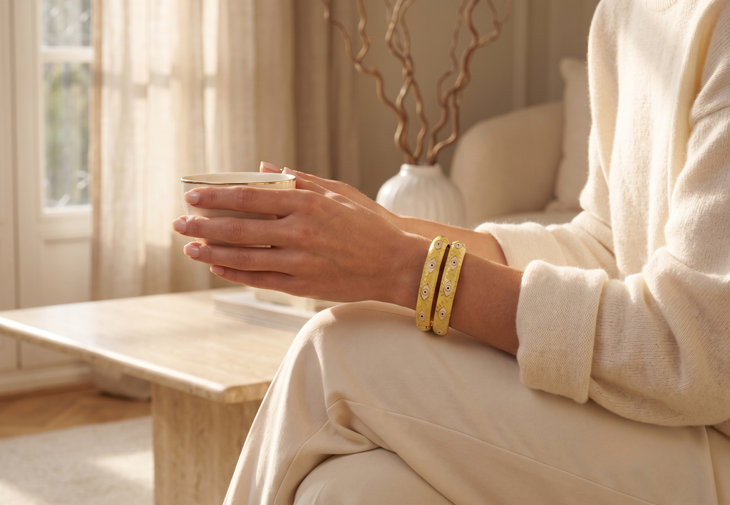 Yellow Evil Eye Bracelet