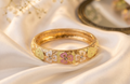 Yellow Thick Meenakari Kada – anti-tarnish by PremRaga